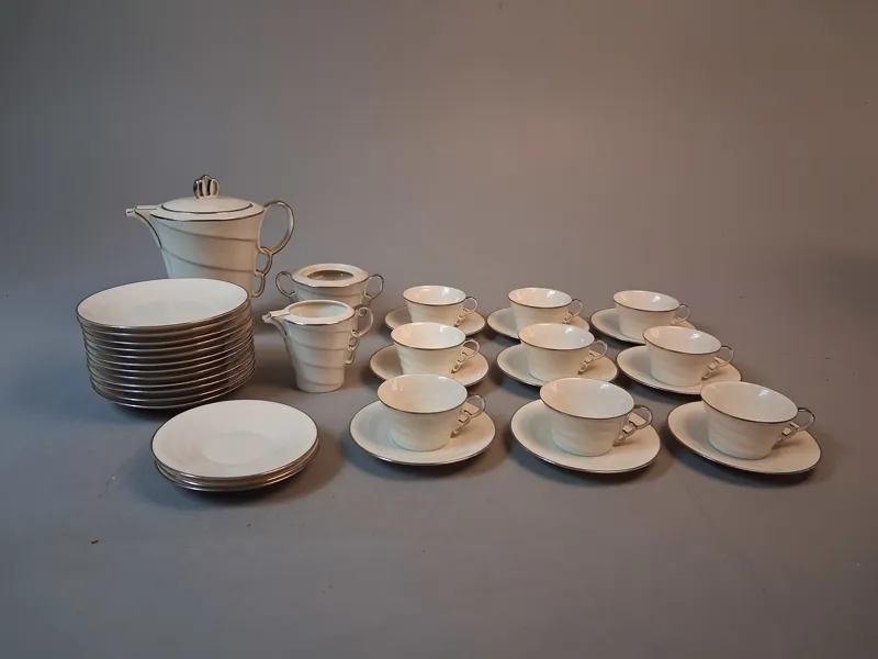 Kaffeservis. EPIAG Tjeckoslovakien, Löfbergs i Malmö.
