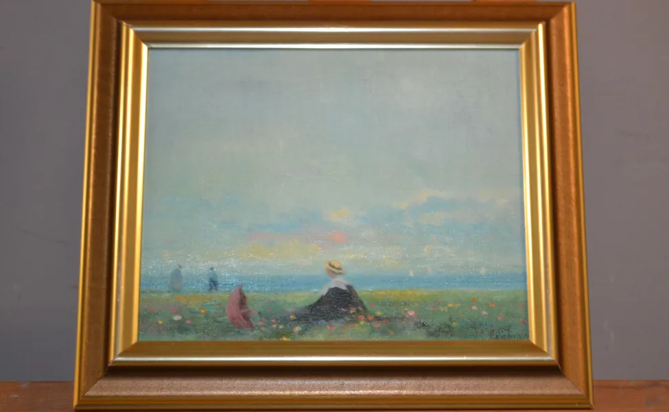 BENGT FRANSSON. Olja på duk, signerad.