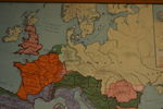Äldre skolplansch. Romarrikets expansion & provinser, 1900-talet.