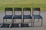 4 Stolar. IKEA, metall & plast.