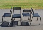4 Stolar. IKEA, metall & plast.