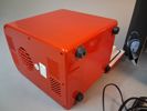 Batteridrivna kompressor, liten kyl med sladd till tändarutag.