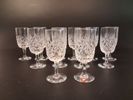 INGEBORG LUNDIN. 12 Likörglas, "Elisabeth" Orrefors.