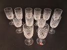 INGEBORG LUNDIN. 12 Likörglas, "Elisabeth" Orrefors.
