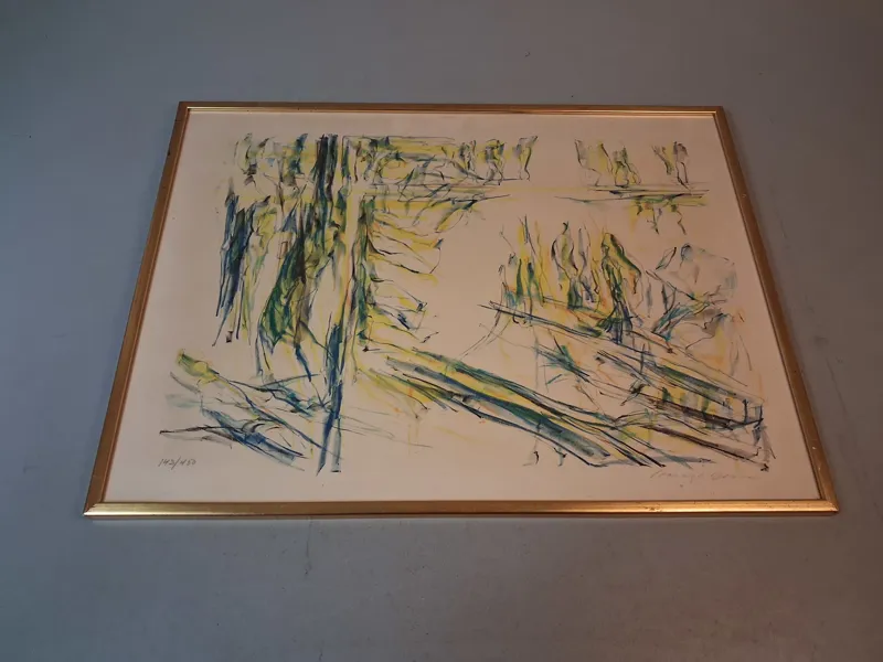 BENGT OLSSON. Färglitografi, signerad & numrerad 142/450.