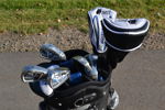 Golfbag med klubbor. Black Owl Golf.