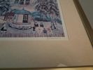 Alma Hansson, "Helsingborg in Muse", Grafiskt blad. Signerad.