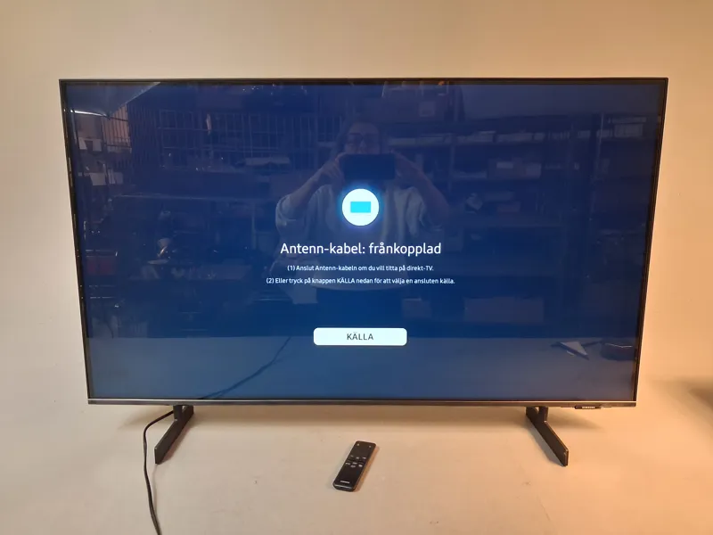 TV, Samsung. 43 tums, smart tv.