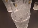 6 Grogglas & 5 snappsglas. Oberglas Austria.