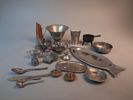 Diverse. Bl.a tenn, nysilver m.m.