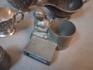 Diverse. Bl.a tenn, nysilver m.m.
