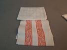 Diverse textil. Bl.a Örngott, Linnedukar m.m.