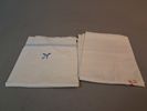 Diverse textil. Bl.a Örngott, Linnedukar m.m.