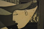 PAPLO PICASSO. Tryck efter "Guernica", 1957.