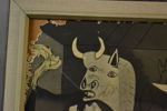 PAPLO PICASSO. Tryck efter "Guernica", 1957.