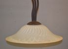 Taklampa. Metall & glas. C.M.R.