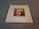 ANDY WARHOL. Offsettryck, "Marilyn Monroe", signerad.