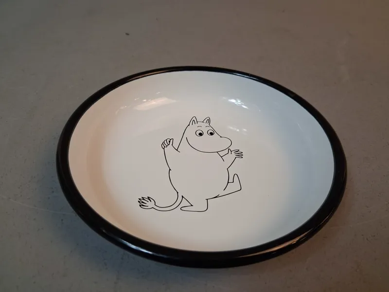Emaljfat Muurla. Moomin Characters. Mumin.