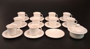 INKERI LEIVO. Kaffeservis, "Arctica", Arabia.