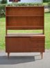 Bokhylla. Teak, 1950/60-talet, 2 delat, renoveringsobjekt.