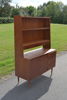 Bokhylla. Teak, 1950/60-talet, 2 delat, renoveringsobjekt.