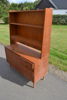 Bokhylla. Teak, 1950/60-talet, 2 delat, renoveringsobjekt.