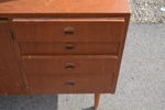 Bokhylla. Teak, 1950/60-talet, 2 delat, renoveringsobjekt.