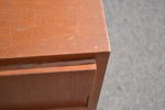 Bokhylla. Teak, 1950/60-talet, 2 delat, renoveringsobjekt.