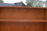 Bokhylla. Teak, 1950/60-talet, 2 delat, renoveringsobjekt.