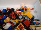 Diverse Lego, tomlåda technic 8020 & beskrivningar.