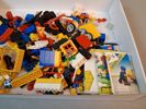 Diverse Lego, tomlåda technic 8020 & beskrivningar.