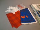 Diverse textil. Bl.a Dukar.