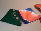 Diverse textil. Bl.a dukar.