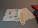 Diverse textil. Bl.a dukar.