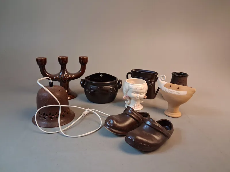 Diverse keramik & porslin. Bl.a Höganäs m.m.