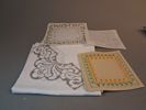 Diverse textil. Bl.a dukar.