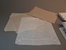Diverse textil. Bl.a dukar.