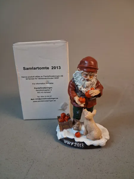 Samlartomte 2013 WWF. Pandaförsäljning.