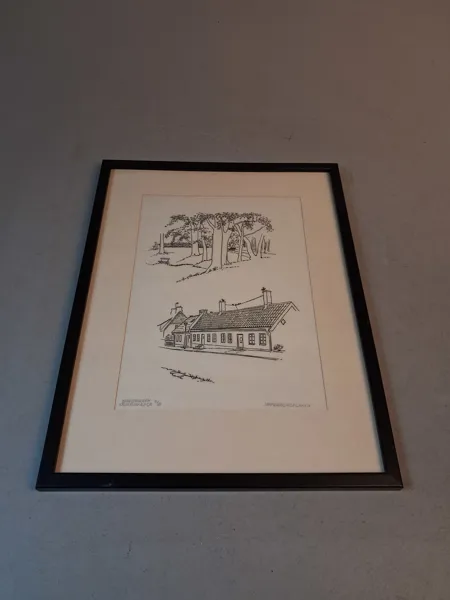 OLOF STAMBERG (1922-2004). Litografi, "Stadsparken, Krukmakaregr", signerad & numrerad 4/25.