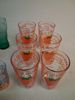 Diverse glas. Bl.a Coca Cola. Pocahontas m.m.