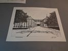 ROLF HALLEN. 4 Tryck. Rådhusgatan, Sockerburksviadukt, Gamla Östergatan, Landskrona tryckeri.