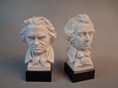 2 Byster. Beethoven & Mozart. signerade Bochmann.