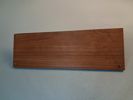 Vägghylla, Teak/mässing, 1950/60-talet.