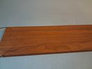 Vägghylla, Teak/mässing, 1950/60-talet.