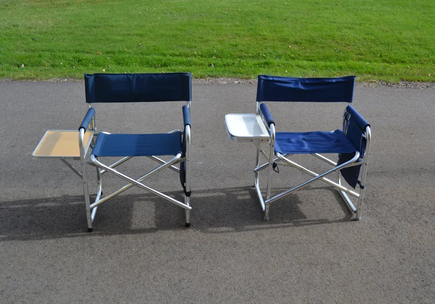 2 Campingstolar. Hopfällbara.