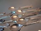 LINUS HOLST. 10 Moccaskedar, "Disa", silver, 97,5gram, KG Markströms Guldsmed AB.