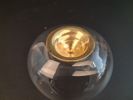 INGEGERD RÅMAN. 2 Cognacskupor, "Guld", Skruf glasbruk, Originalkartong.