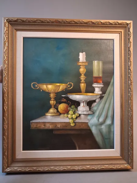 JOSZEF MOLNAR. Olja på duk, signerad.