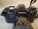 Analog kamera. Konica. FC 1 med väska Proline.