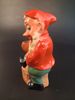 Tomte figurin, ljushållare Terrakotta, Tyskland.